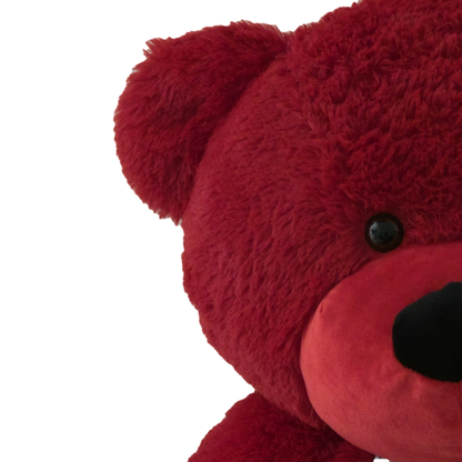 Didelis pliušinis meškinas |  120 cm | Raudonas