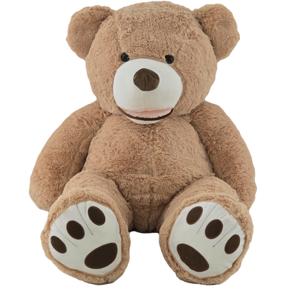 Didelis pliušinis meškinas | 140 cm | Šviesiai rudas