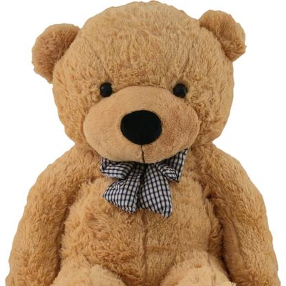 Didelis pliušinis meškinas | 120 cm | Šviesiai rudas