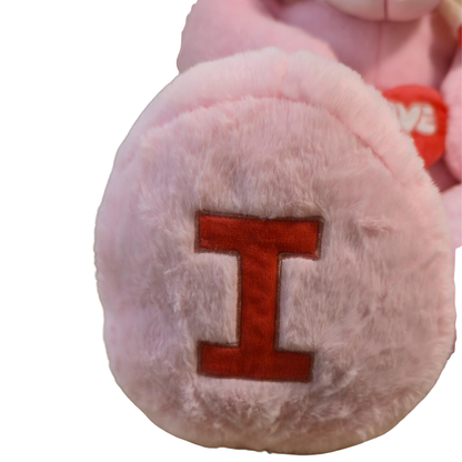 Didelis pliušinis meškinas | 120 cm | Rožinis LOVE