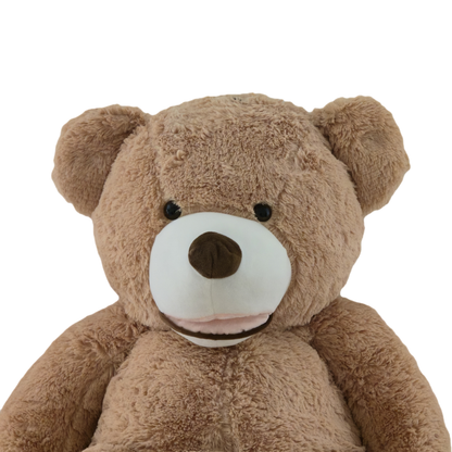 Didelis pliušinis meškinas | 140 cm | Šviesiai rudas