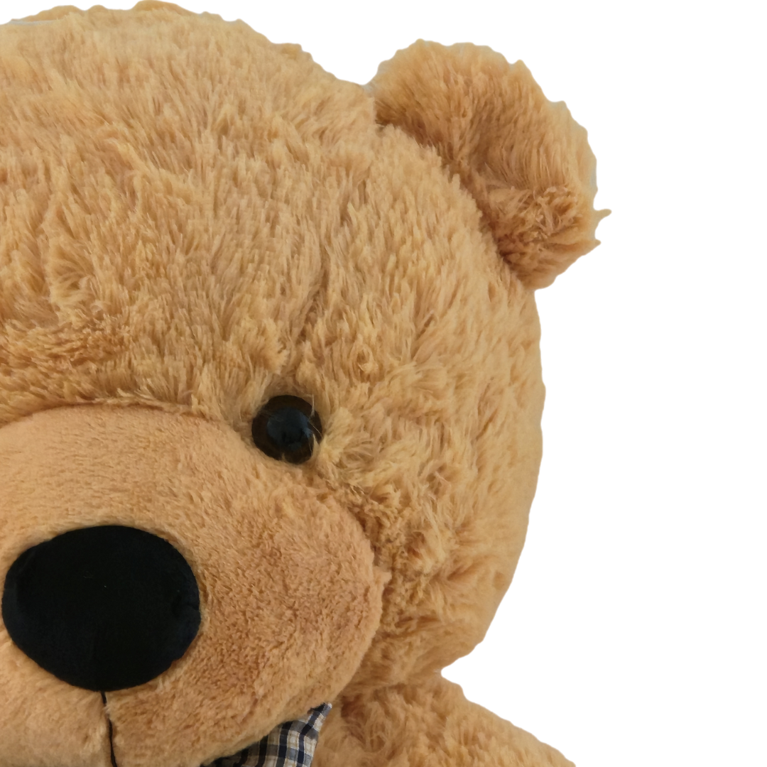 Didelis pliušinis meškinas | 120 cm | Šviesiai rudas