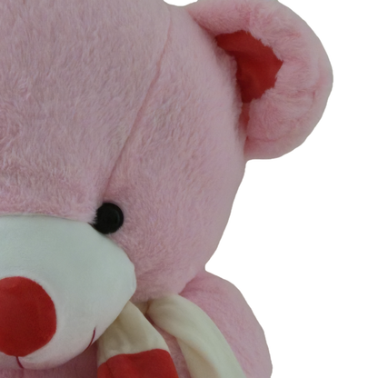 Didelis pliušinis meškinas | 120 cm | Rožinis LOVE