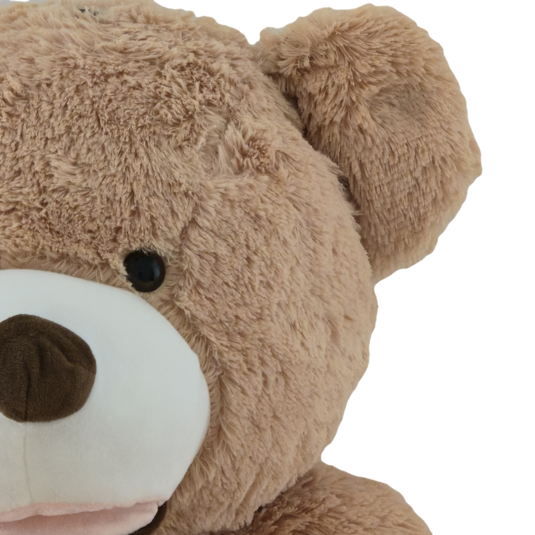 Didelis pliušinis meškinas | 140 cm | Šviesiai rudas