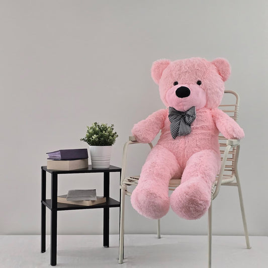 Didelis pliušinis meškinas | 120 cm | Rožinis