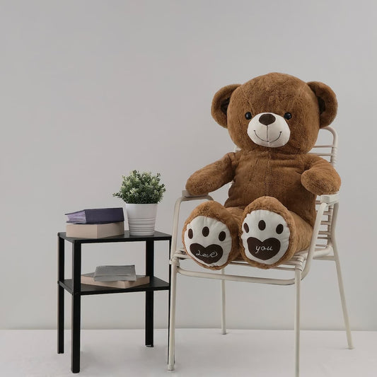 Didelis pliušinis meškinas | 120 cm | Rudas