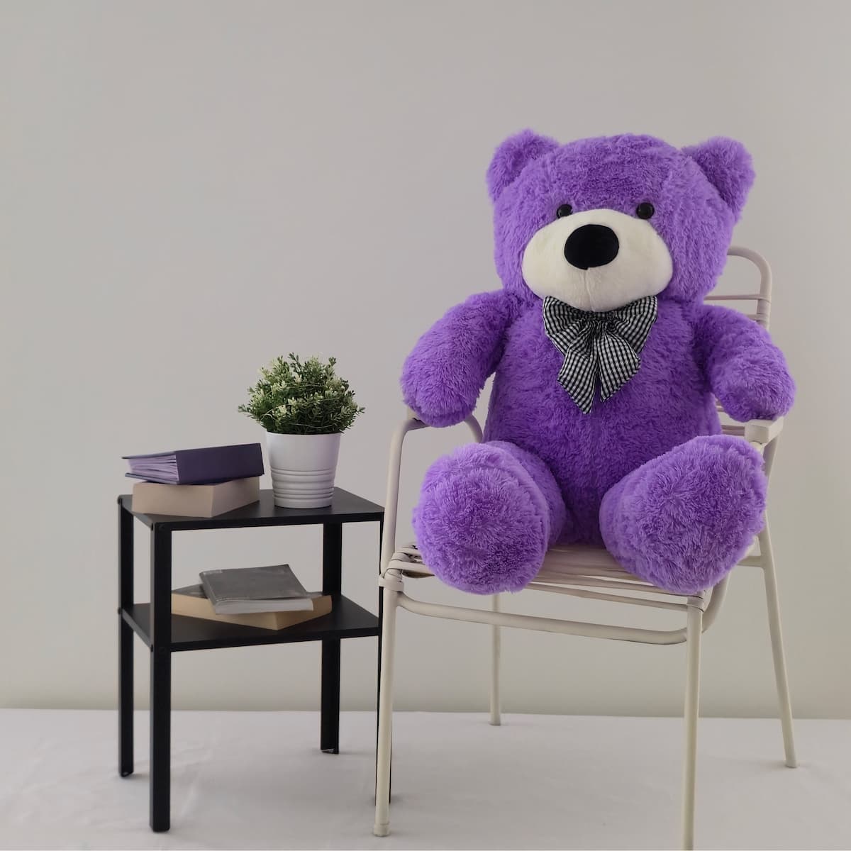 Didelis pliušinis meškinas | 120 cm | Violetinis-meskiai.lt