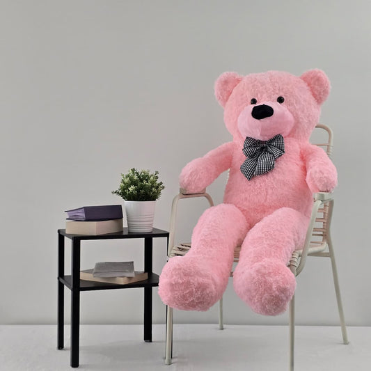 Didelis pliušinis meškinas | 140 cm | Rožinis