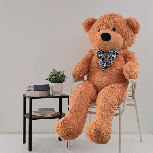 Didelis pliušinis meškinas | 160 cm | Karamelinis