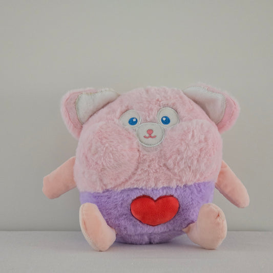 Pliušinis žaislas „Putlutis“ | 20 cm | Rožinis, violetinis-meskiai.lt