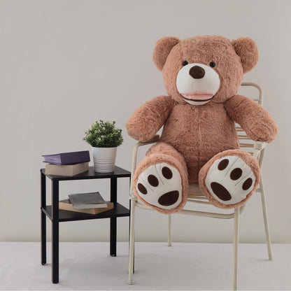 Didelis pliušinis meškinas | 140 cm | Šviesiai rudas