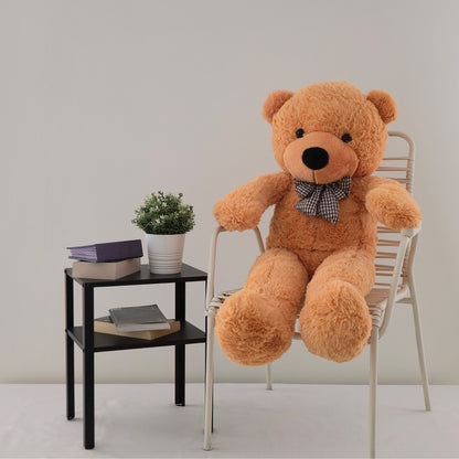 Didelis pliušinis meškinas | 120 cm | Šviesiai rudas