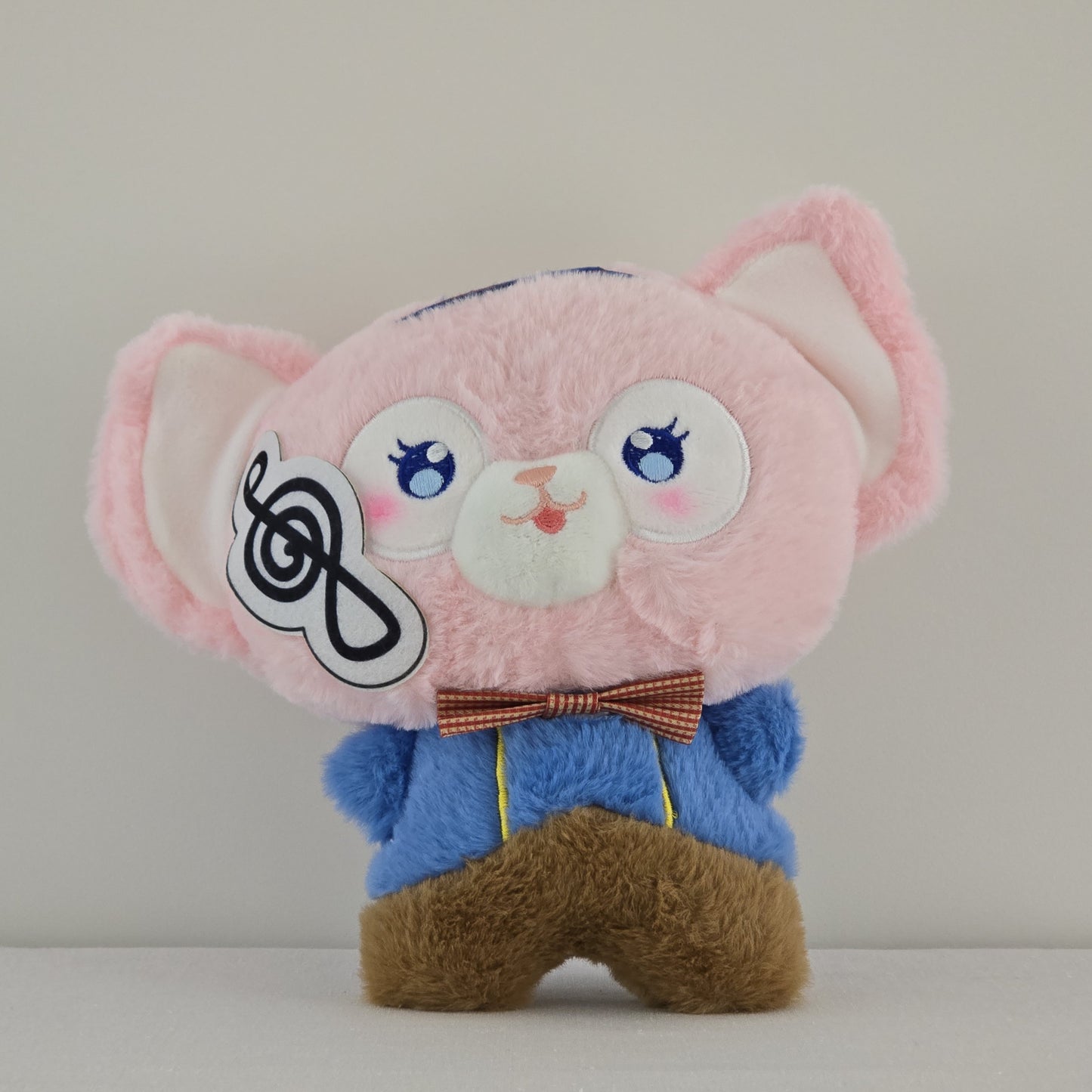 Pliušinis žaislas „Muzikantas“ | 20 cm | Rožinis, mėlynas, rudas-meskiai.lt