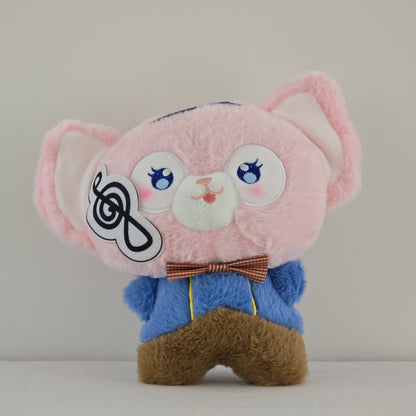 Pliušinis žaislas „Muzikantas“ | 20 cm | Rožinis, mėlynas, rudas-meskiai.lt