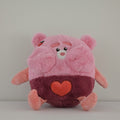 Pliušinis žaislas „Putlutis“ | 20 cm | Rožinis, bordo