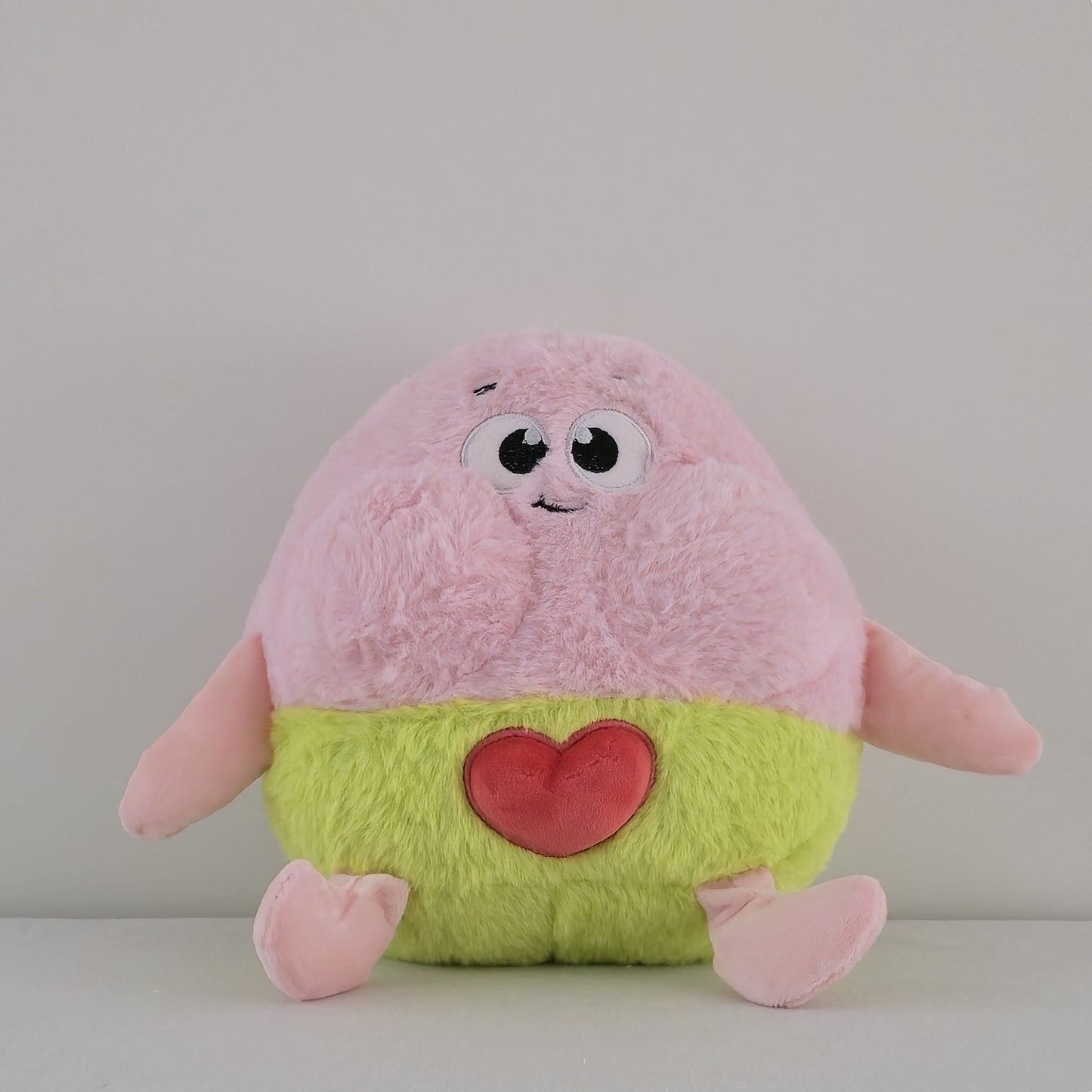 Pliušinis žaislas „Putlutis“ | 20 cm | Rožinis, žalias-meskiai.lt