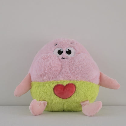 Pliušinis žaislas „Putlutis“ | 20 cm | Rožinis, žalias-meskiai.lt