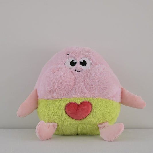 Pliušinis žaislas „Putlutis“ | 20 cm | Rožinis, žalias-meskiai.lt